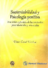 Sustentabilidad y Psicologa positiva