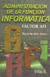 Administracion de la funcion informatica