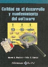 Calidad en el desarrollo y mantenimiento del software