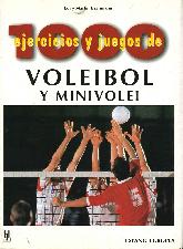 1000 ejercicios y juegos de voleibol y minivolei