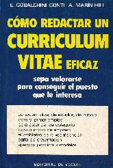 Como redactar un curriculum vitae eficaz