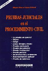 Pruebas Judiciales en el Procedimiento Civil