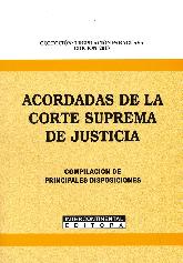 Acordadas de la Corte suprema de Justicia