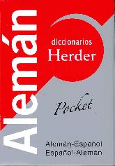 Alemn Diccionarios Herder Pocket