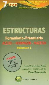 Estructuras Formulario-Prontuario Acero-Hormign-Madera Vol I