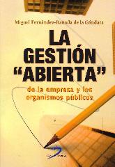 La gestin abierta de la empresa y los organismos pblicos