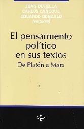 El Pensamiento poltico en sus textos de Platn a Marx