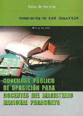 Concurso Pblico de Oposicin para Docentes del Magisterio Nacional Paraguayo Nivel Medio