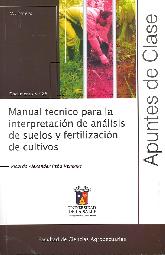 Manual Técnico para la Interpretación de Análisis de Suelos y Fertilización de Cultivos