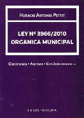 Ley N 3966/2010 Orgnica Municipal