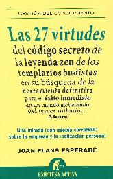 Las 27 virtudes del cdigo secreto de la leyenda de los templarios budistas