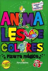 Animales de colores Pizarra mgica