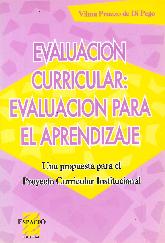 Evalucin curricular: evaluacin para el aprendizaje