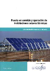 Puesta en servicio y operacin de instalaciones solares Trmicas