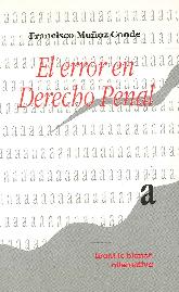 El error en Derecho Penal