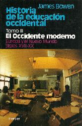 Historia de la educacion occidental Tomo III