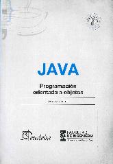 Java Programacin orientada a objetos