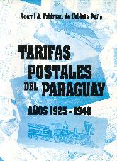Tarifas Postales del Paraguay Aos 1925-1940