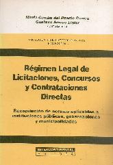 Rgimen Legal de Licitaciones, Concursos y Contrataciones Directas