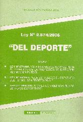 Ley del Deporte Ley 2874/06