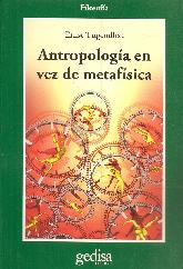 Antropologa en vez de metafsica