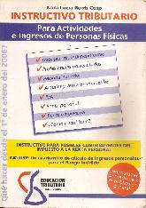 Instructivo tributario para actividades e ingresos de personas fisicas