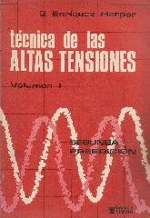 Tecnica de las Altas Tensiones Vol I