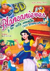 Blancanieves y los siete enanitos con rompecabezas y anteojos de 3D