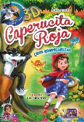 Caperucita roja Libro rompecabezas 3D con anteojos