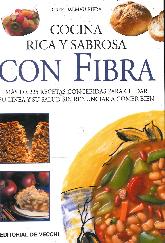 Cocina rica y sabrosa con fibra