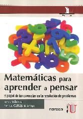 Matemticas para aprender a pensar