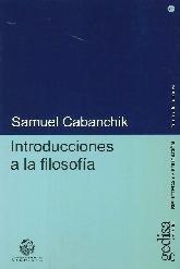 Introducciones a la filosofa