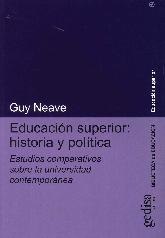 Educacion superior: historia y poltica