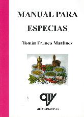 Manual para especias