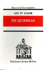 Ley 154/69 de Quiebras