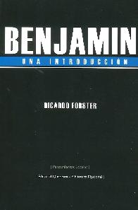 Benjamin Una Introduccin