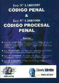 Ley 1160/1997 Cdigo Penal & Ley 1286/1998 Cdigo Procesal Penal Tapa Blanda
