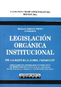 Legislacin Orgnica Institucional de la Repblica del Paraguay
