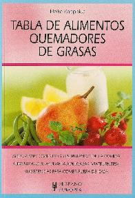 Tabla de alimentos quemadores de grasa.