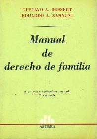 Manual de derecho de familia