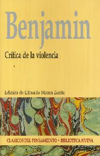 Critica a la Violencia Benjamin