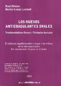 Los nuevos anticoagulantes orales