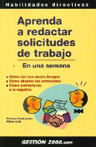 Aprenda a Redactar solicitudes de Trabajo