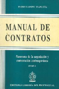 Manual de Contratos 2 tomos panorama de la negociacion y contratacion contemporanea