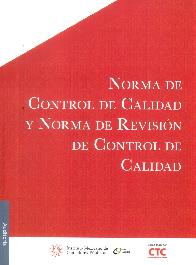 Norma de Control de Calidad y Norma de Recisin de Control de Calidad