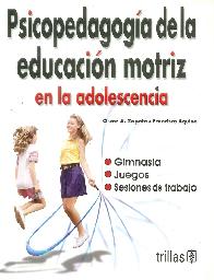 Psicopedagoga de la educacin motriz en la adolescencia