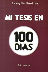 Mi Tesis en 100 Dias