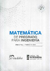 Matemtica de pregrado para ingeniera