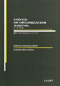 Cdigo de Organizacin Judicial Ley 879/81