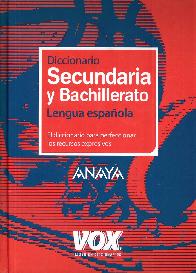 Diccionario Secundaria y Bachillerato